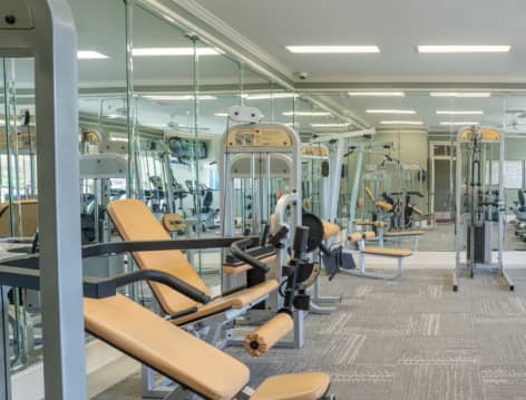 Fitness center at MAA Sam Ridley luxury apartment homes in Nashville, TN