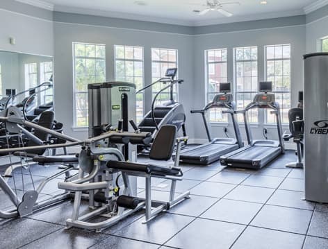 Fitness Center at Colonial Grand at Silverado luxury apartment homes in Cedar Park, TX