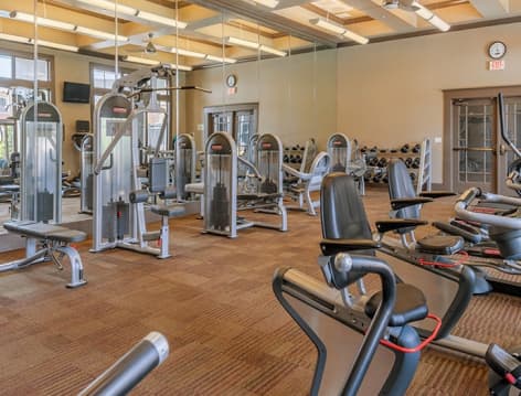 Fitness Center at Colonial Grand at Wells Branch luxury apartment homes in Austin, TX