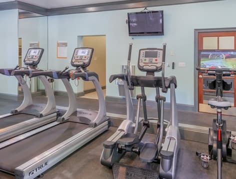 Gym 2 at Grand Reserve at Sunset Valley luxury apartment homes in Austin, TX