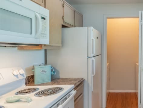 Kitchen 2 at Colonial Village at Quarry Oaks luxury apartment homes in Austin, TX
