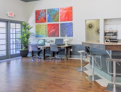 Clubhouse at MAA Sunset Valley luxury apartment homes in Austin, TX