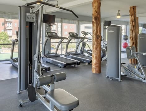 Fitness center 2 at Bella Casita luxury apartment homes in Dallas, TX