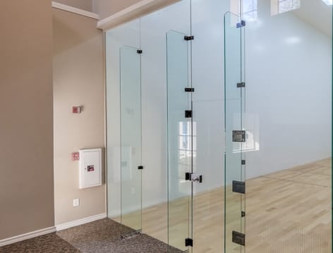 Racquetball court at Colonial Grand at Valley Ranch luxury apartment homes in Dallas, TX