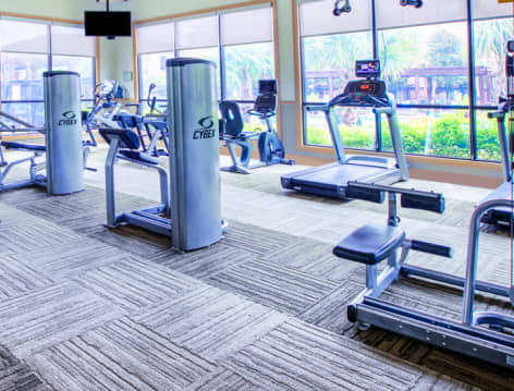 Fitness Center at MAA Hebron luxury apartment homes in Dallas, TX