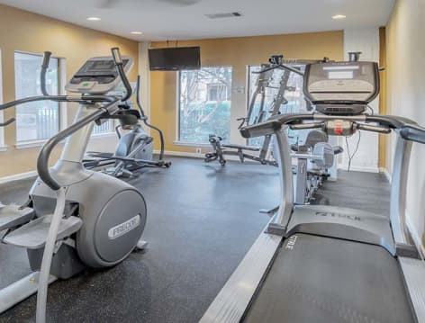 Fitness Center at MAA Highwood Plano luxury apartment homes in Plano, TX