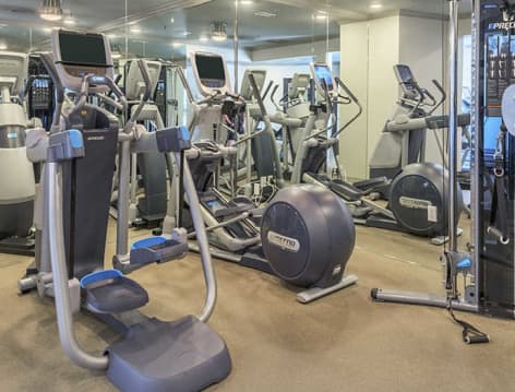 Fitness center at MAA Meridian luxury apartment homes in Dallas, TX