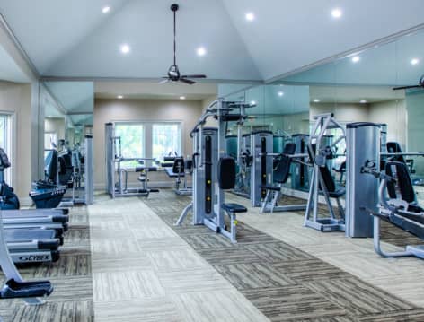 Fitness at Colonial Village at Oak Bend luxury apartment homes in Dallas, TX