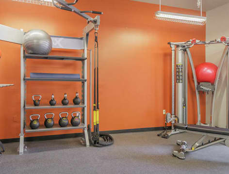 Fitness center 2 at Post Heights luxury apartment homes in Dallas, TX