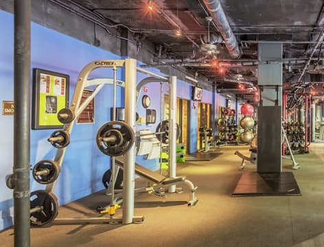 Fitness center 2 at Post Worthington luxury apartment homes in Dallas, TX