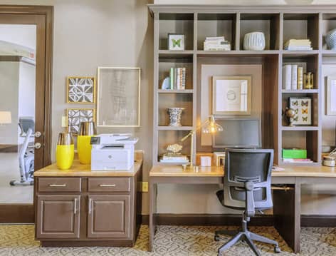 Business Center at Watermark luxury apartment homes in Roanoke, TX