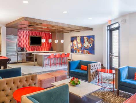 Club House1 at Post 510 luxury apartment homes in Houston, TX