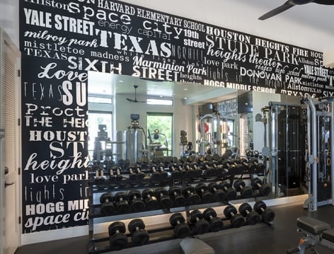 Fitness center 2 at Yale at 6th luxury apartment homes in Houston, TX