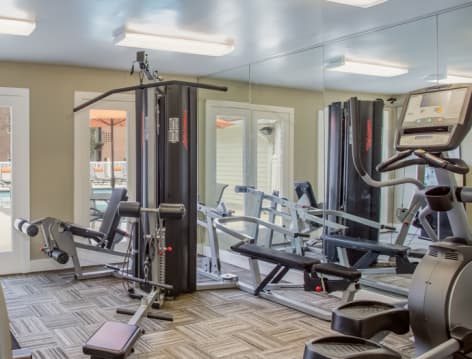 Fitness Center at CV at Greenbrier luxury apartment homes in Fredricksburg, VA