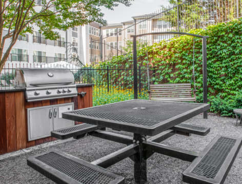Grill Area at Post Park Maryland luxury apartment homes in Hyattsville, MD