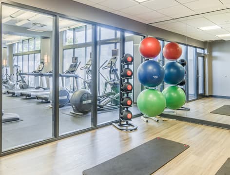 Yoga Studio at Post Park Maryland luxury apartment homes in Hyattsville, MD