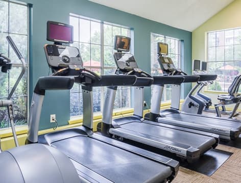 Gym at Post Tyson's Corner luxury apartment homes in McLean, VA Near Washington DC