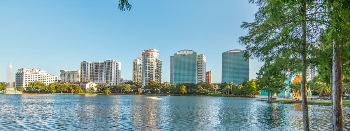 Lake at MAA Parkside luxury apartment homes in Orlando, FL