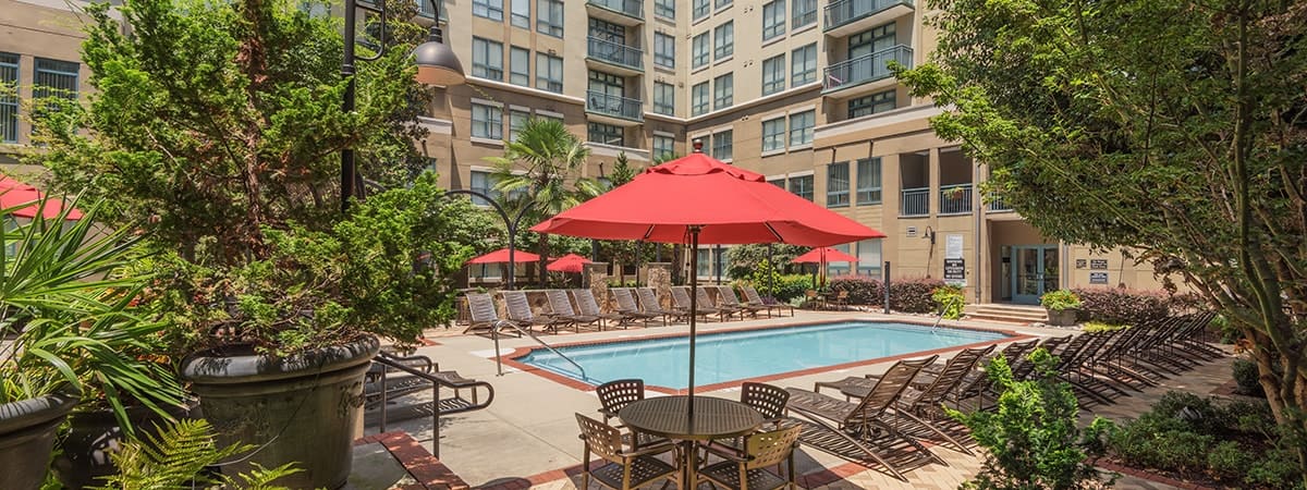 Pool 2 at MAA Gateway luxury apartment homes in Charlotte, NC