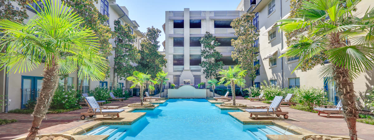 Pool 2 at MAA McKinney Avenue luxury apartment homes in Dallas, TX