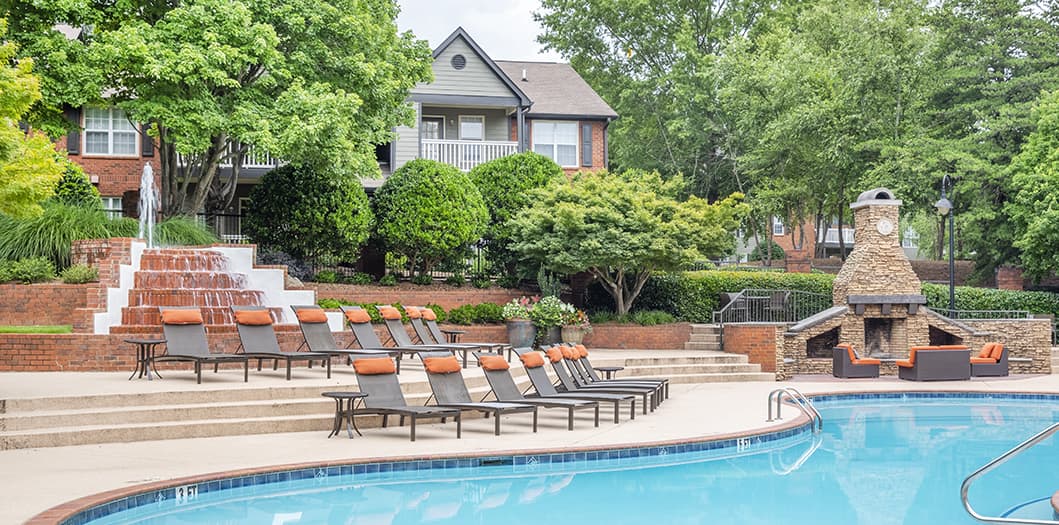 Pool at Colonial Grand at Pleasant Hill luxury apartment homes in Atlanta, GA
