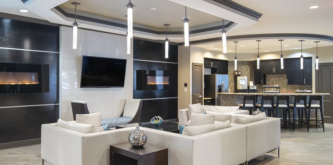 Clubhouse at Colonial Reserve at South End luxury apartment homes in Charlotte, NC