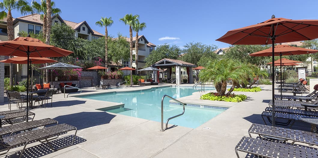 Pool at Edge at Lyons Gate luxury apartment homes in Phoenix, AZ