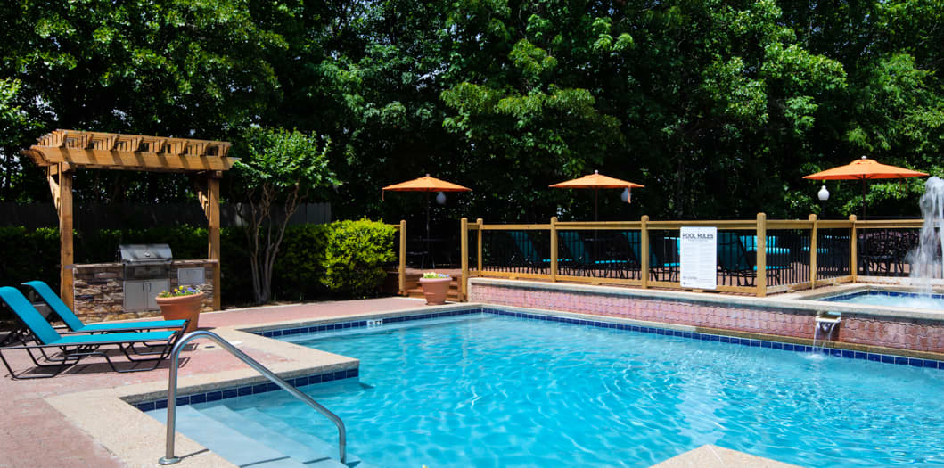 Pool2 at Eagle Ridge luxury apartment homes in Birmingham, AL