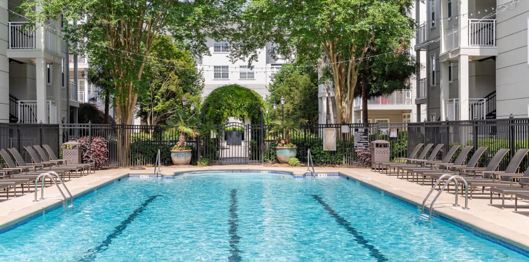 Pool at MAA Gardens luxury apartment homes in Atlanta, GA