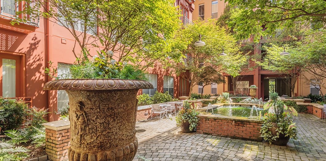 Garden at Post Parkside Atlanta luxury apartment homes in Atlanta, GA