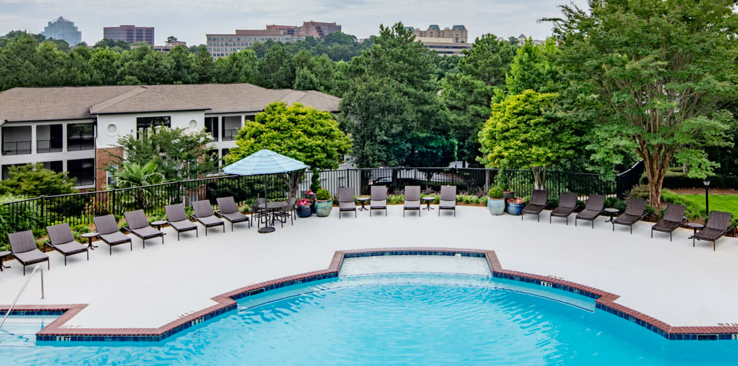 Pool at MAA Spring luxury apartment homes in Smyrna, GA