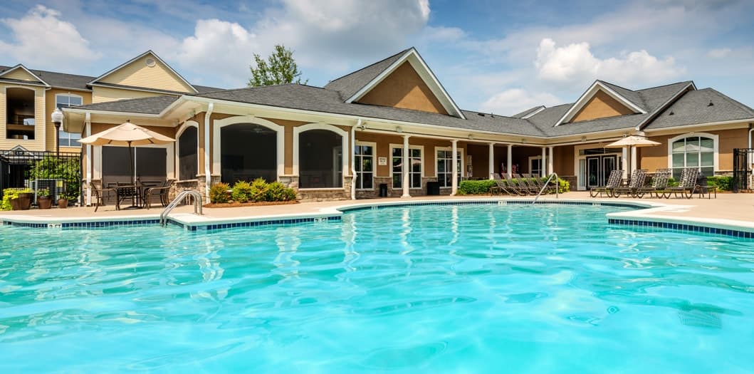 Pool at MAA Cornelius luxury apartment homes in Charlotte, NC