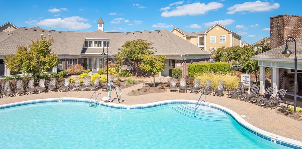 Pool at MAA Ayrsley luxury apartment homes in Charlotte, NC