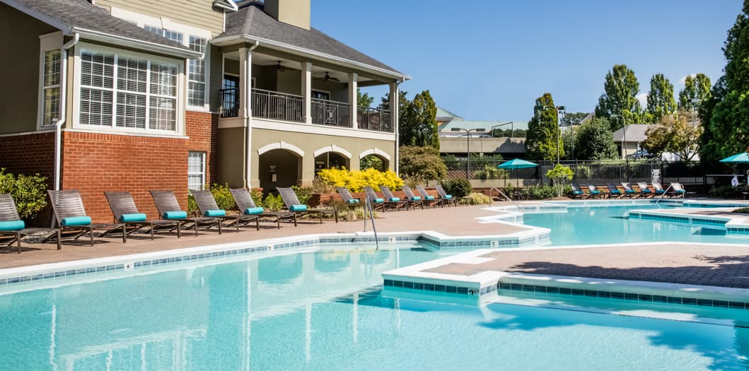 Pool at MAA South Park luxury apartment homes in Charlotte, NC
