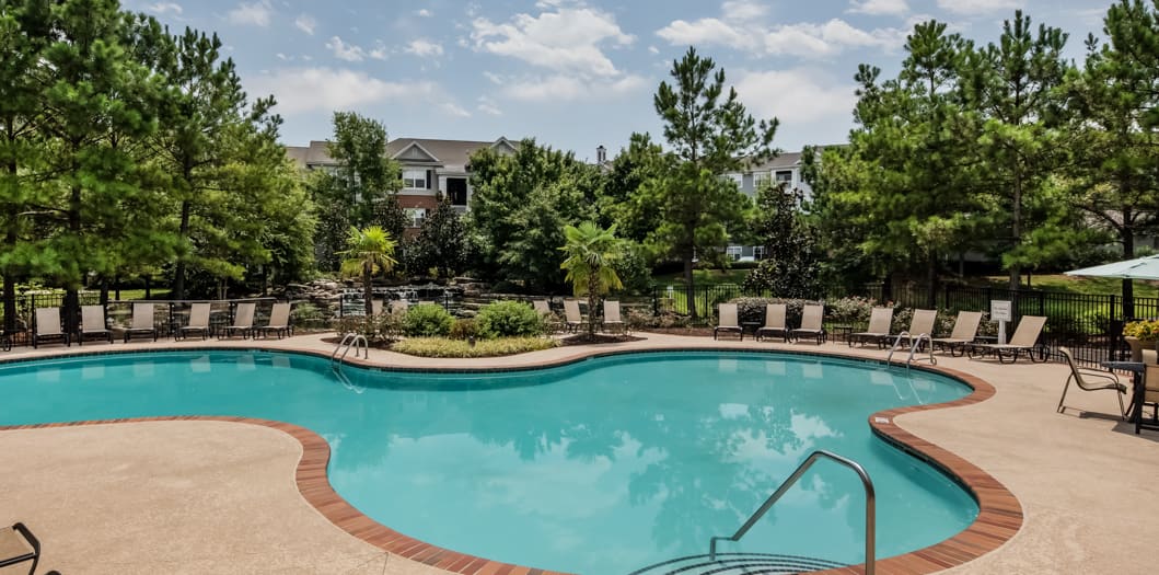 Pool at Colonial Grand at Brier Falls luxury apartment homes in Raleigh, NC