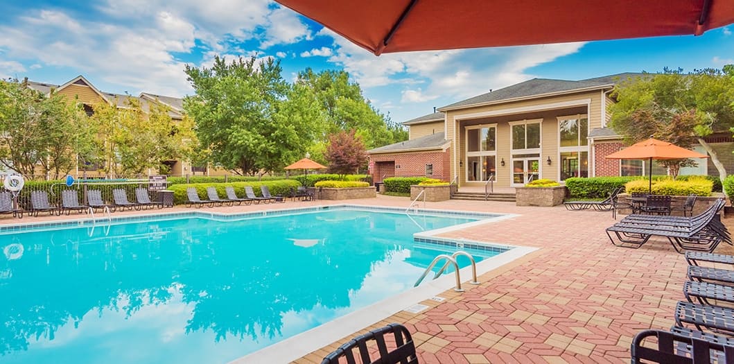 Pool 4 at MAA 900 Waterford luxury apartment homes in Cary, NC