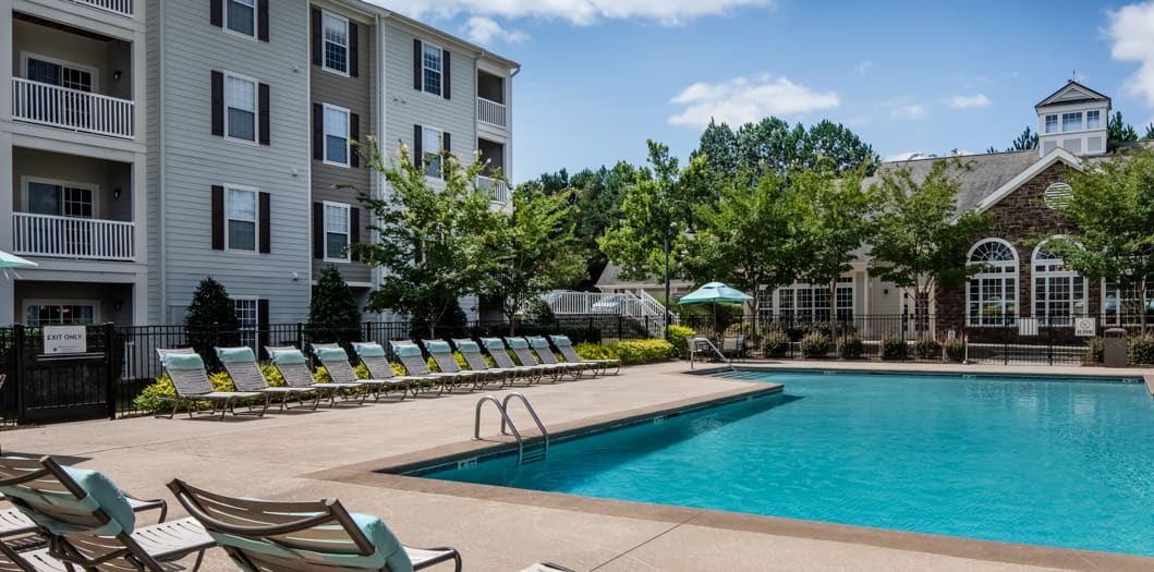 Pool at MAA Beaver Creek luxury apartment homes in Apex, NC