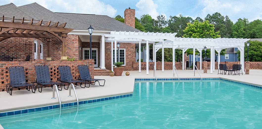 Pool at The Fairways luxury apartment homes in Columbia, SC