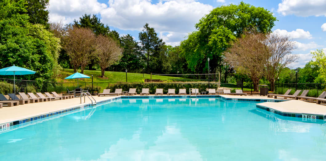 Pool at MAA Brentwood luxury apartment homes in Nashville, TN