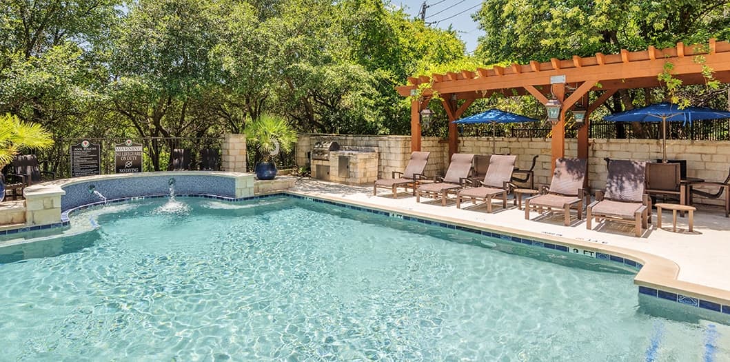 Pool at Post Barton Creek luxury apartment homes in Austin, TX
