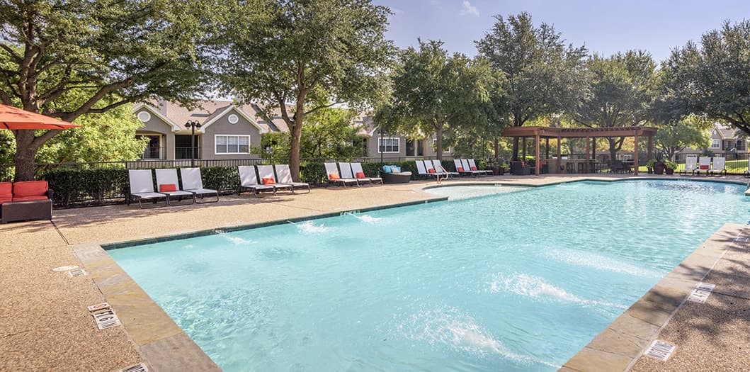 Pool 2 at Los Rios luxury apartment homes in Plano, TX