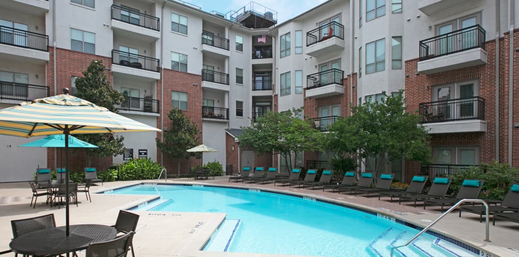 Main Pool at MAA Eastside luxury apartment homes in Richardson, TX