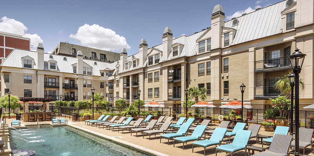 Pool 2 at MAA Meridian luxury apartment homes in Dallas, TX