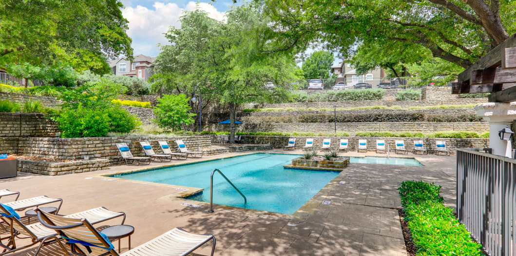 Pool at MAA Valley Ranch luxury apartment homes in Dallas, TX