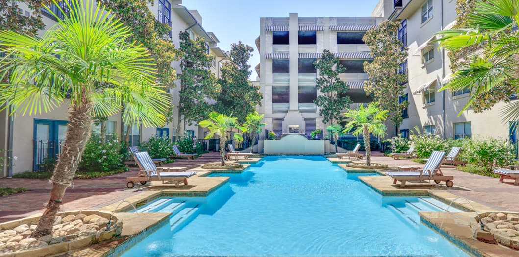 Pool 2 at MAA McKinney Avenue luxury apartment homes in Dallas, TX