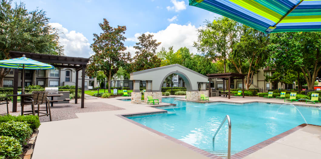 Pool at Ranchstone luxury apartment homes in Houston, TX