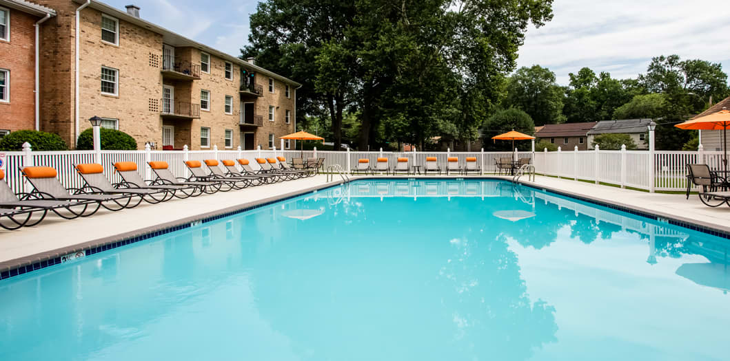 Pool at CV at Greenbrier luxury apartment homes in Fredricksburg, VA