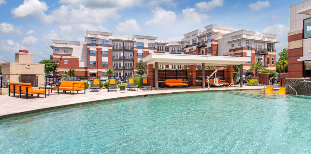 Pool at Radius luxury apartment homes in Newport News, VA