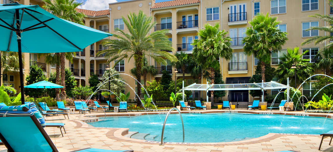 Pool 3 at MAA SoHo Square luxury apartment homes in Tampa, FL