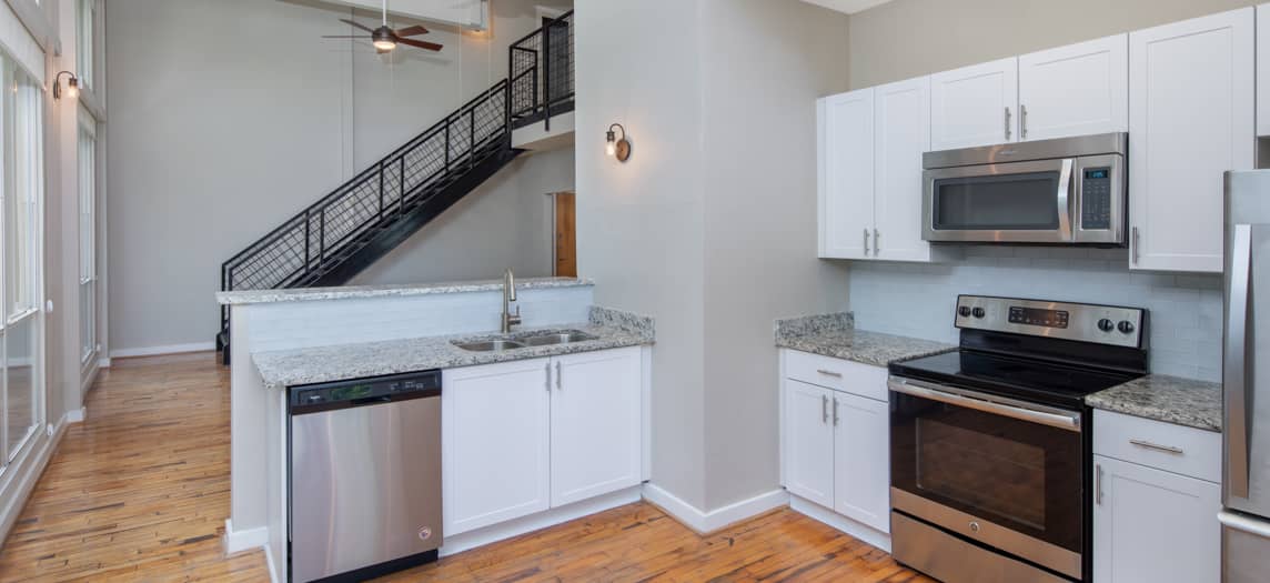 Kitchen 2 at MAA Piedmont Park luxury apartment homes in Atlanta, GA